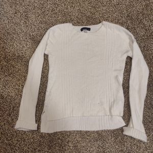 White Lightweight Sweater